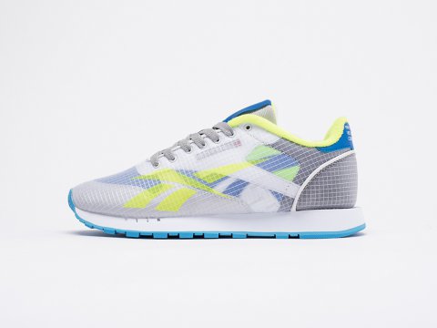 Reebok Classic Leather ATI Transparency White / Neon Lime / Crushed Cobalt