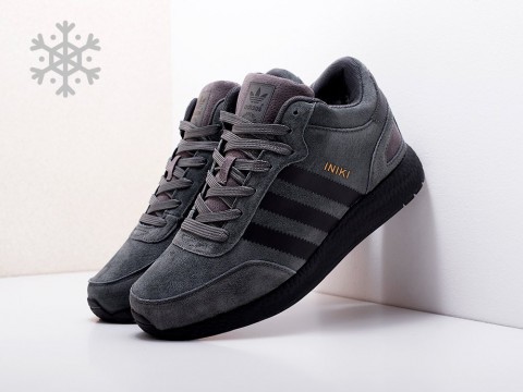 Женские кроссовки Adidas Iniki Runner Boost WMNS Winter Grey / Black (36-40 размер)