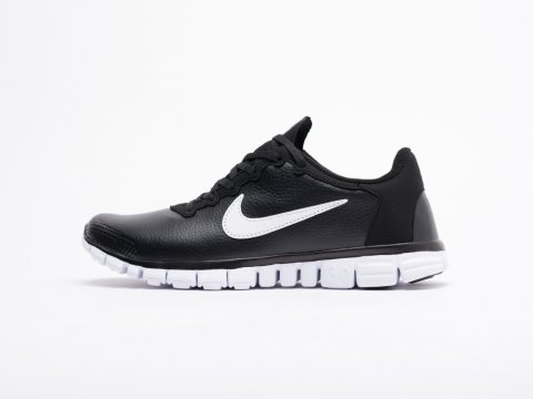 Мужские кроссовки Nike Free Run 3.0 Winter Black / White / White (40-45 размер)