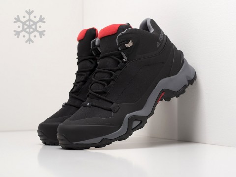 Мужские кроссовки Adidas Terrex AX2 Winter Black / Grey / Red - фото