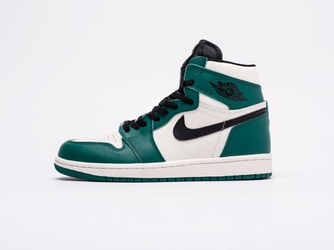Мужские кроссовки Nike Air Jordan 1 зеленые