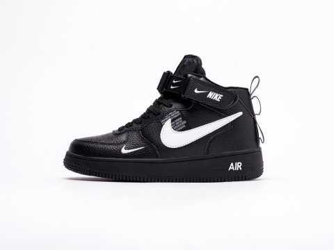 Nike Air Force 1 07 Mid LV8 черные - фото Nike Air Force 1 07 Mid LV8 черные - фото