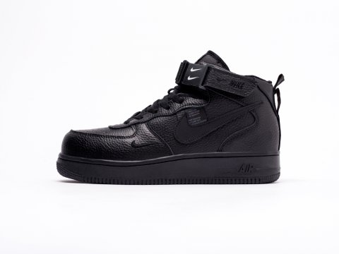 Мужские кроссовки Nike Air Force 1 07 Mid LV8 Winter All Black AR16667