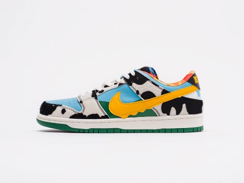 Nike SB Dunk Low Ben and Jerrys Chunky Dunky White / Lagoon Pulse / Black / University Gold