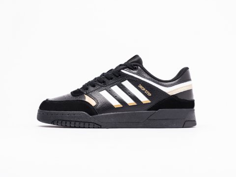 Мужские кроссовки Adidas Drop Step Black / White / Gold (40-45 размер)