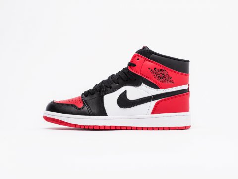Nike Air Jordan 1 WMNS Black / Red / White артикул 17494