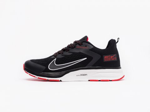Мужские кроссовки Nike Zoom Black / White / Red - фото