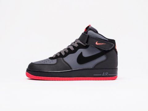 Nike Air Force 1 WMNS Black / Grey / Red