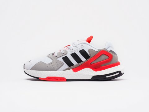Мужские кроссовки Adidas Nite Jogger 2020 White / Black / Grey / Red - фото