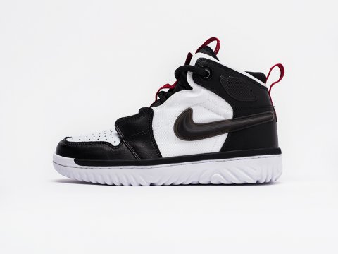 Nike Air Jordan 1 React High White / Black / Red артикул 17784