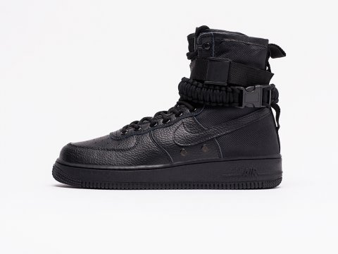 Мужские кроссовки Nike SF Air Force 1 Pure Black (40-45 размер)