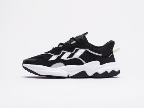 Мужские кроссовки Adidas Ozweego Black / White / Black (40-45 размер)