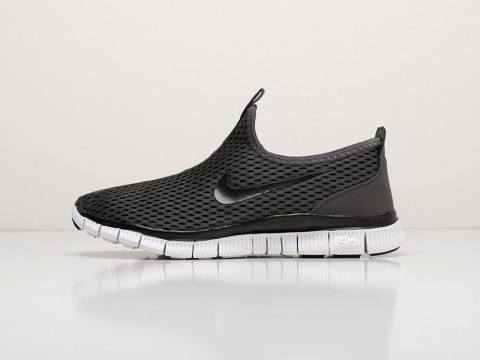 Мужские кроссовки Nike Free Flyknit 5.0 Grey / Black / White - фото