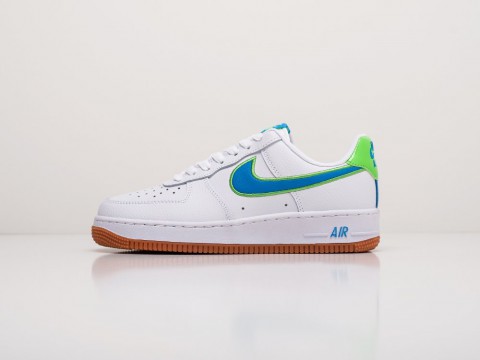 Nike Air Force 1 Low WMNS White / Poison Green / Photo Blue / Gum