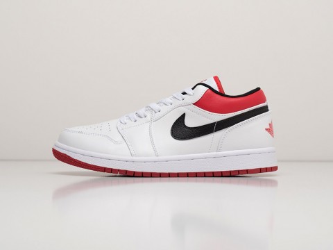 Nike Air Jordan 1 Low Chicago White / Red / Black артикул 18186