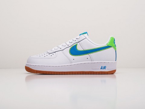 Nike Air Force 1 Low White / Poison Green / Photo Blue / Gum