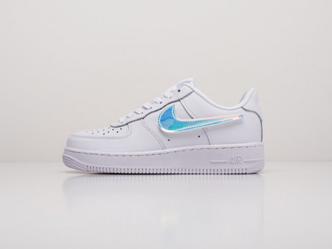 Nike Air Force 1 Low WMNS Swoosh Interchangeable Clear White артикул 18249