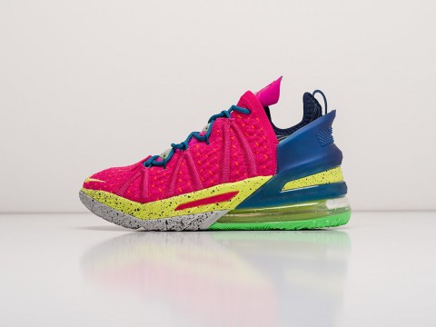 Nike Lebron XVIII WMNS Los Angeles By Night Pink / Volt / Blue / White