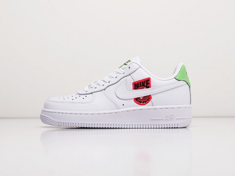 Женские кроссовки Nike Air Force 1 Low WW WMNS Red Patch белые Женские кроссовки Nike Air Force 1 Low WW WMNS Red Patch белые