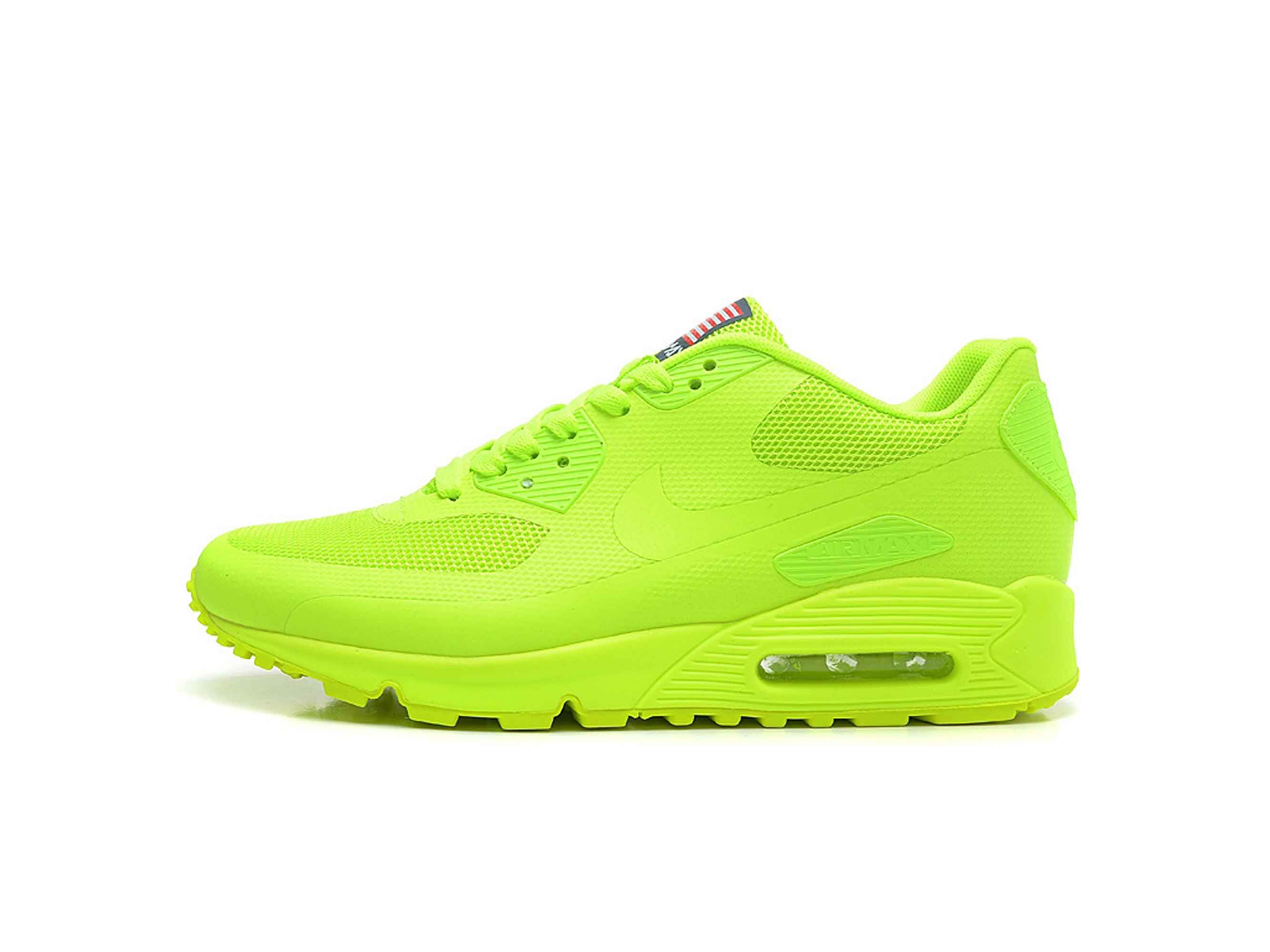 Nike Air Max 90 Hyperfuse Independence Day Volt Yellow / Lime Green