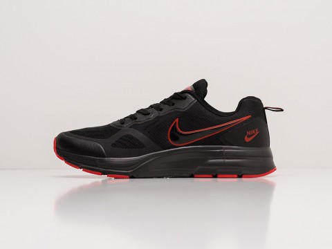 Мужские кроссовки Nike Air Pegasus +30 Black / Black-Red / Black-Red (40-45 размер)