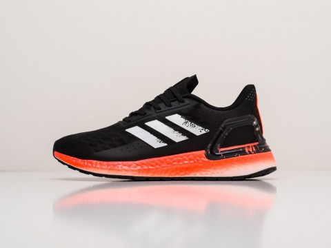 Мужские кроссовки Adidas Ultra Boost 20 Black / White / Orange - фото