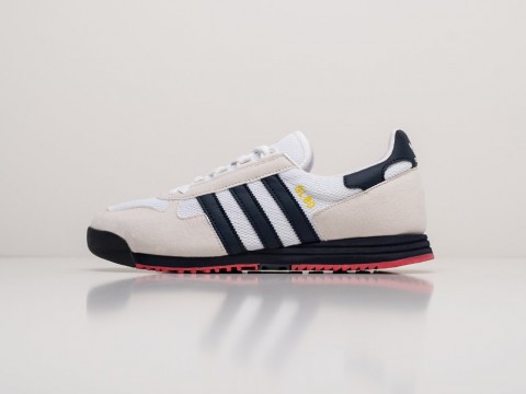 Мужские кроссовки Adidas Sl 80 White / Grey / Black / Red (40-45 размер)