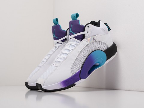 purple blue and black jordans