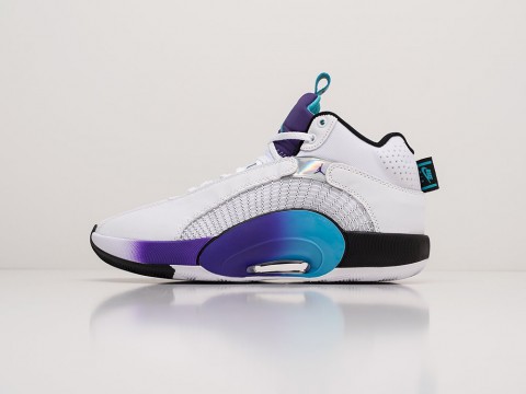 Мужские кроссовки Nike Air Jordan XXXV White / Purple-Blue-Black (40-45 размер)