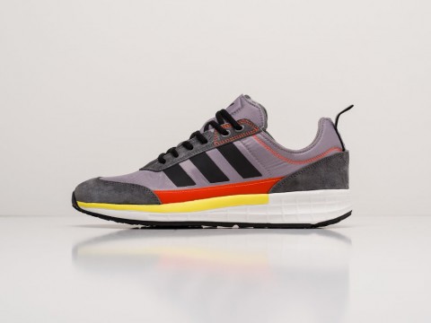 Мужские кроссовки Adidas Sl 7200 Grey / Black / Orange / Yellow / White (40-45 размер)