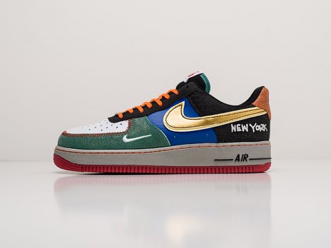 Nike Air Force 1 Low New York Black / Blue / Green / Gold / grey-Red