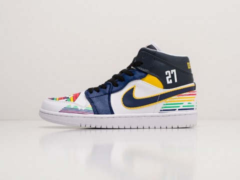 Мужские кроссовки Nike Air Jordan 1 белые Мужские кроссовки Nike Air Jordan 1 белые