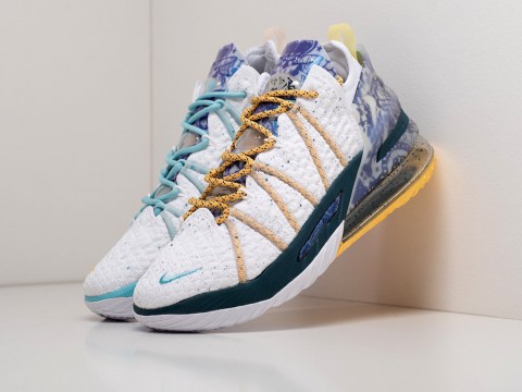 Мужские кроссовки Nike Lebron XVIII Reflections Flip белые Мужские кроссовки Nike Lebron XVIII Reflections Flip белые