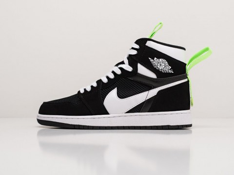 Nike x Shoe Surgeon Air Jordan 1 Black / White / Volt