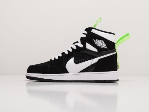 Nike x Shoe Surgeon Air Jordan 1 WMNS Black / White / Volt
