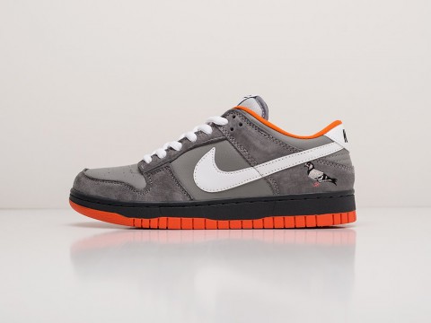 orange and grey nike dunks