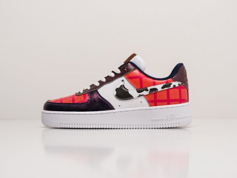 Nike Air Force 1 Low WMNS Custom Red / White / Purple