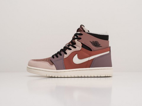 Женские кроссовки Nike Air Jordan 1 WMNS Zoom CMFT Canyon Rust коричневые
