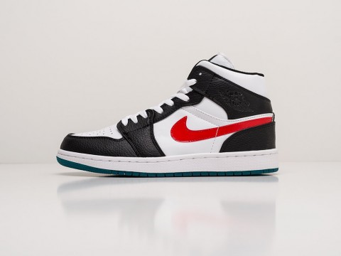Nike Air Jordan 1 Alternate Swooshes Black / University Red / White / Lucid Green