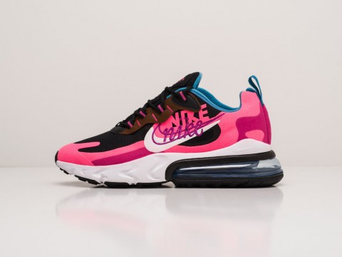 Nike Air Max 270 React Script Swoosh Pink / Black / White