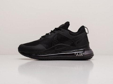 Мужские кроссовки Nike Air Max 720 OBJ Triple Black (40-45 размер)