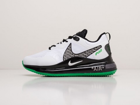 Мужские кроссовки Nike Air Max 720 OBJ White / Green / Black (40-45 размер)