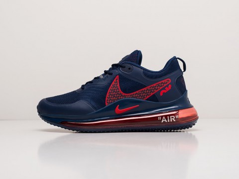 Мужские кроссовки Nike Air Max 720 OBJ Navy Blue / Red (40-45 размер)