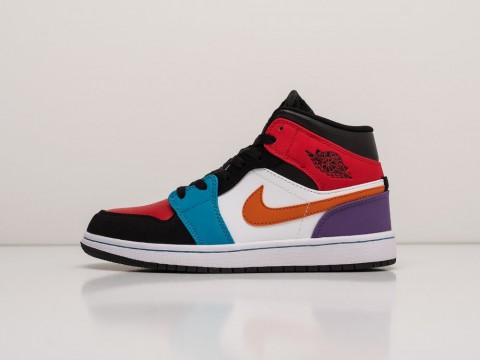 Nike Air Jordan 1 WMNS Mid Bred Multi-Color разноцветные - фото Nike Air Jordan 1 WMNS Mid Bred Multi-Color разноцветные - фото
