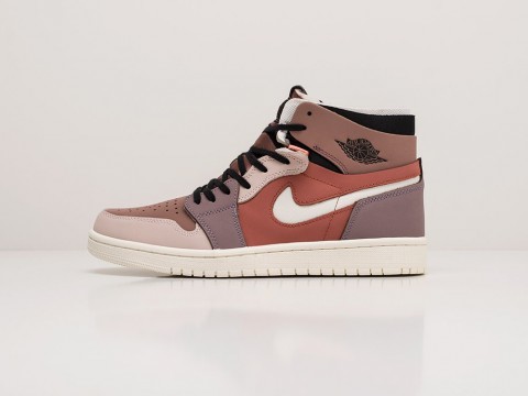 Мужские кроссовки Nike Air Jordan 1 Zoom CMFT Canyon Rust коричневые Мужские кроссовки Nike Air Jordan 1 Zoom CMFT Canyon Rust коричневые