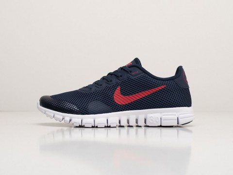Мужские кроссовки Nike Free 3.0 V2 Navy Blue / Red / White (40-45 размер)