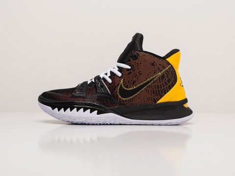 Nike Kyrie 7 Rayguns Black / University Gold / Team Orange артикул 19608 Nike Kyrie 7 Rayguns Black / University Gold / Team Orange артикул 19608