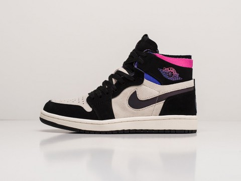 Nike Air Jordan 1 Zoom Air CMFT PSG White / Black / Psychic Purple / Hyper Pink
