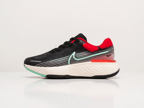 Мужские кроссовки Nike ZoomX Invincible Run Flyknit Black / Chile Red / Green Glow (40-45 размер)