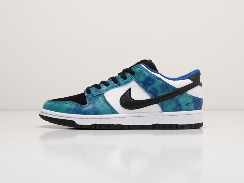 Nike SB Dunk Low WMNS White / Black / Aurora Blue артикул 19710